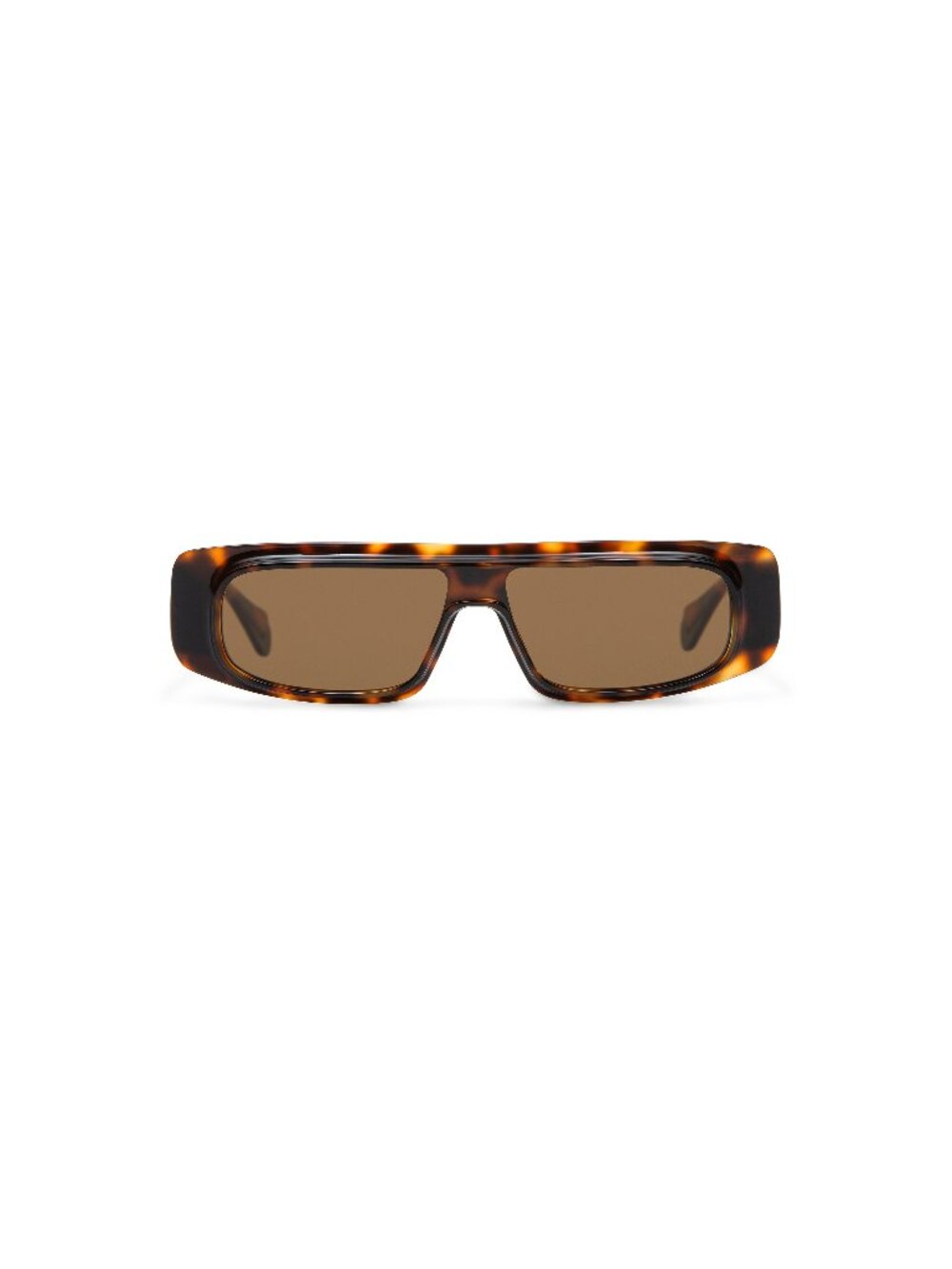 New Gigi Studios Unisex Sunglasses Havana Shield Acetate Frame TANIT 2 55